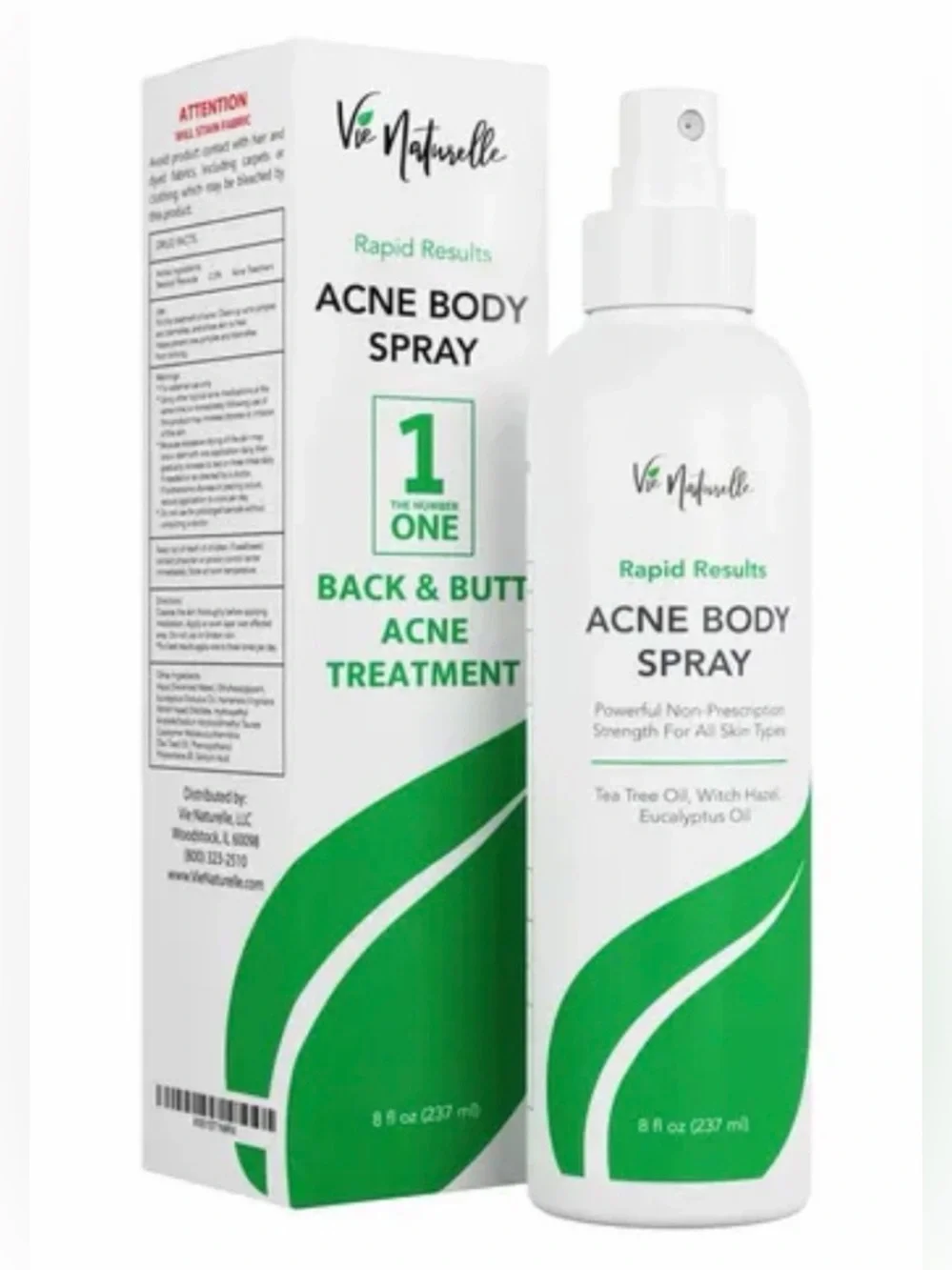 Body Acne Spray - Salicylic Acid - Cystic Hormonal Acne Treatment NWOT